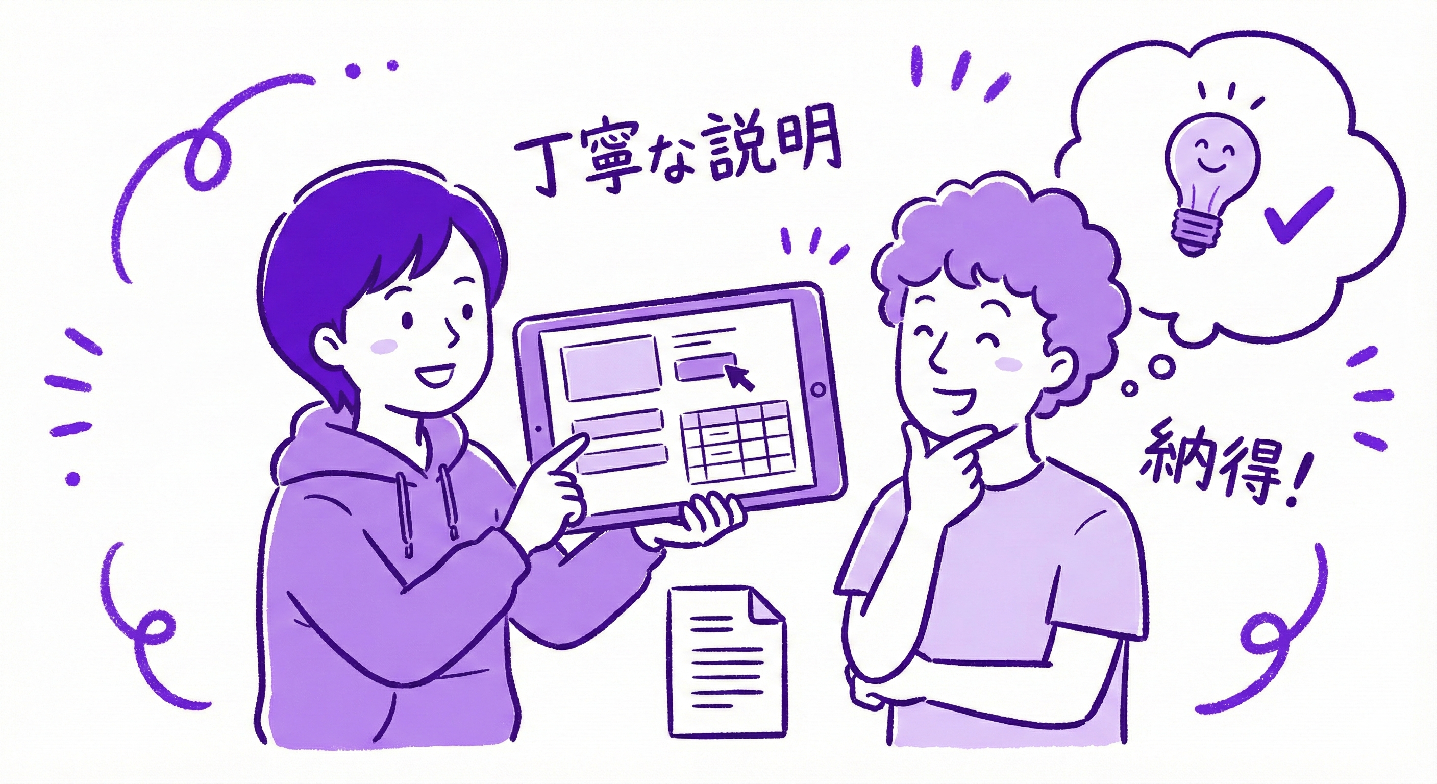 お客様対応の3つの原則